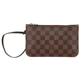 Louis Vuitton-Pochete Neverfull Louis Vuitton-Marrom