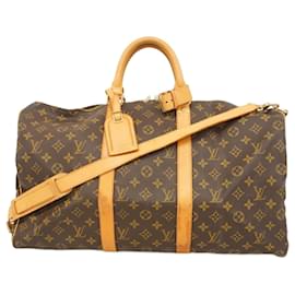 Louis Vuitton-Louis Vuitton Keepall Bandouliere 50-Brown