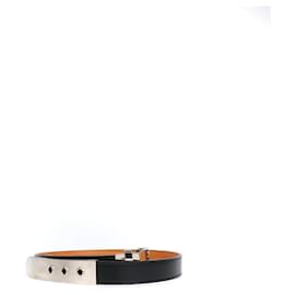 Hermès-HERMES Belts T.cm 70 Leather-Black
