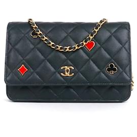 Chanel-CHANEL Handbags T.  Leather-Black