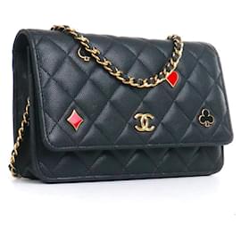Chanel-CHANEL Handbags T.  Leather-Black