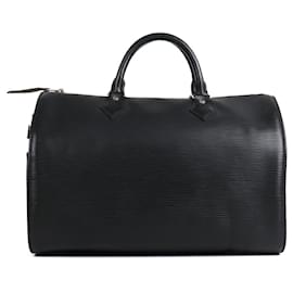 Louis Vuitton-LOUIS VUITTON Handbags T.  Leather-Black