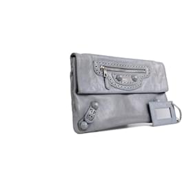 Balenciaga-BALENCIAGA Clutch bags T.  Leather-Grey