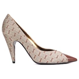 Saint Laurent-SAINT LAURENT Heels T.EU 40 Leather-Brown