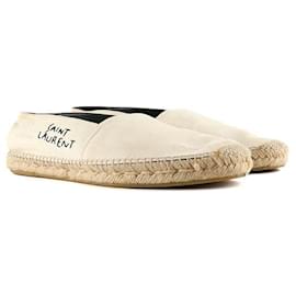 Saint Laurent-SAINT LAURENT Boots T.EU 44 Cloth-Beige