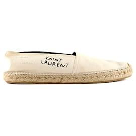 Saint Laurent-SAINT LAURENT Boots T.EU 44 Cloth-Beige