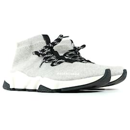 Balenciaga-BALENCIAGA Trainers T.EU 40 Cloth-Grey