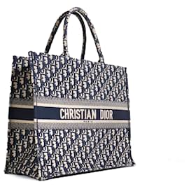 Dior-DIOR Handbags T.  Cloth-Navy blue