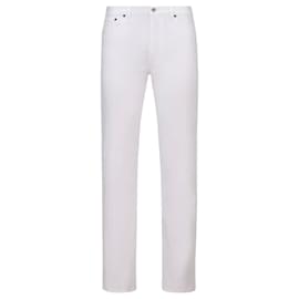 Dior-DIOR Trousers T.fr 32 Cotton-White