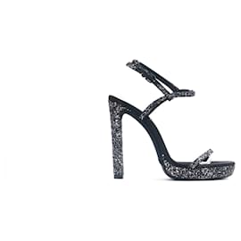 Saint Laurent-SAINT LAURENT Heels T.EU 37 Leather-Black