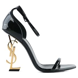 Saint Laurent-SAINT LAURENT Heels T.EU 39.5 Leather-Black