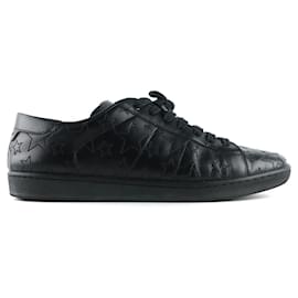 Saint Laurent-SAINT LAURENT Trainers T.EU 39.5 Leather-Black