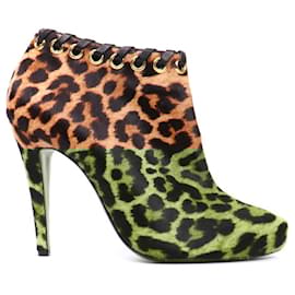 Christian Louboutin-Bottines CHRISTIAN LOUBOUTIN T.EU 38 Cuir-Marron