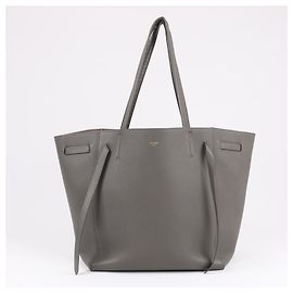 Céline Sac cabas Tie Shoulder Hippo Phantom Small de CELINE en gris Gris