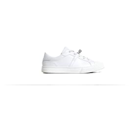 Hermès-HERMES Trainers T.EU 39 Leather-White