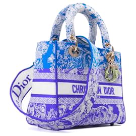 Dior-DIOR Handbags T.  Cloth-Blue