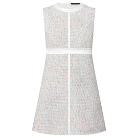 Louis Vuitton-LOUIS VUITTON Dresses T.Fr 36 Tweed-Blue