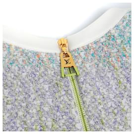 Louis Vuitton-LOUIS VUITTON Dresses T.Fr 36 Tweed-Blue