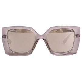 Chanel-CHANEL Sunglasses T.  Plastic-Grey