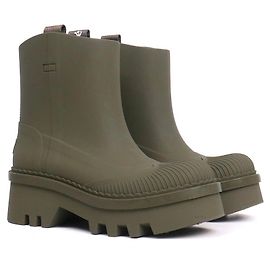CHLOÉ - Chloé Raina rain boots in khaki rubber (size 36) Khaki