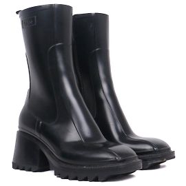 CHLOÉ - Bottines en caoutchouc noires Betty Chloé (taille 39) Noir