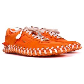 JACQUEMUS - Baskets Jacquemus x Nike J Force 1 Low en daim orange (T36.5) Orange
