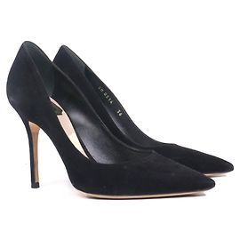DIOR - Schwarze Wildleder-Pumps von Dior (Größe 36) Schwarz