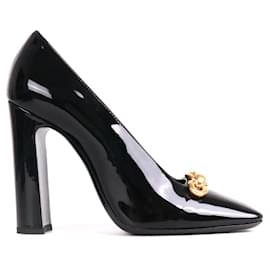 Saint Laurent-SAINT LAURENT Heels T.EU 38.5 Leather-Black