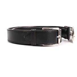 Hermès-HERMES Belts T.cm 75 Leather-Black