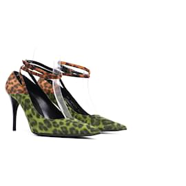 Saint Laurent-SAINT LAURENT Heels T.EU 36.5 Suede-Brown