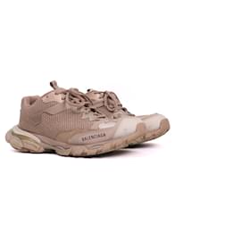 Balenciaga-BALENCIAGA Trainers T.EU 42 Leather-Brown