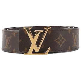 Louis Vuitton-LOUIS VUITTON Belts T.cm 90 Cloth-Brown