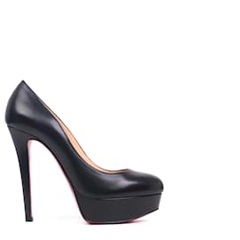 Christian Louboutin-CHRISTIAN LOUBOUTIN Heels T.EU 36.5 Leather-Black