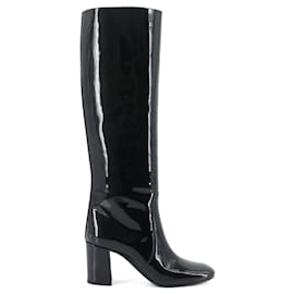 Saint Laurent-SAINT LAURENT Boots T.EU 37 Leather-Black