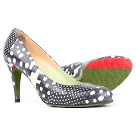 Christian Louboutin-CHRISTIAN LOUBOUTIN Heels T.EU 40 Leather-Black