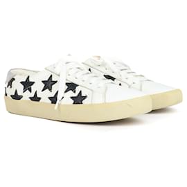Saint Laurent-SAINT LAURENT Trainers T.EU 38.5 Leather-White