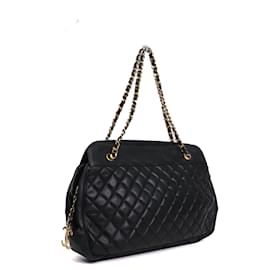 Chanel-CHANEL Handbags T.  Leather-Black
