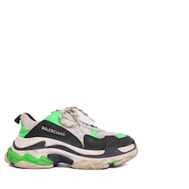 Balenciaga-BALENCIAGA Trainers T.EU 39 Leather-Black