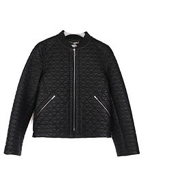 Hermès HERMES Jacke T.FR 34 aus Leder Schwarz