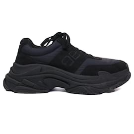 Balenciaga-BALENCIAGA Trainers T.EU 43 Leather-Black