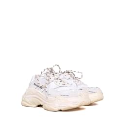 Balenciaga-BALENCIAGA Trainers T.EU 37 Leather-White