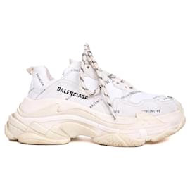 Balenciaga-BALENCIAGA Trainers T.EU 37 Leather-White