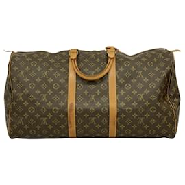 Louis Vuitton-Louis Vuitton Keepall 55-Brown