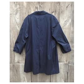 Burberry-Men Coats Outerwear-Navy blue