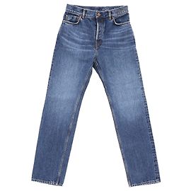 Jeans dritti Chloé in cotone azzurro Blu Blu chiaro