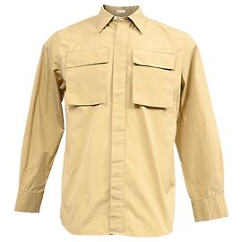 Camisa overshirt militar Alexander Mcqueen em algodão bege Bege