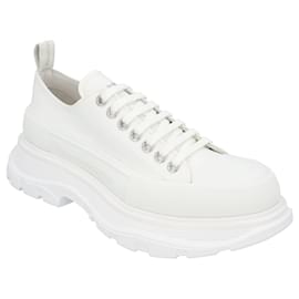 Alexander Mcqueen-Alexander McQueen Tread Slick Low Lace Up-White