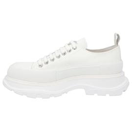 Alexander Mcqueen-Alexander McQueen Tread Slick Low Lace Up-White