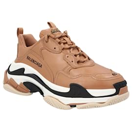 Balenciaga-Balenciaga Triple S 'Nude'-Marrom,Bege