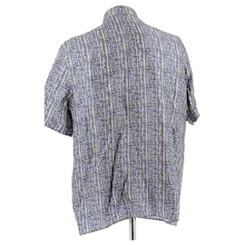Fendi-FENDI Shirts T.EU (tour de cou / collar) 39 Silk-Blue